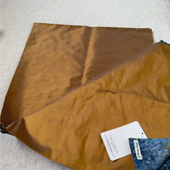 Blue and Gold Scarf - Picture 5 of 5